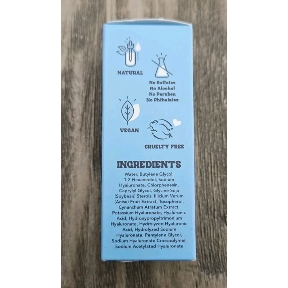2X PURIFECT CEO of H2O Hyaluronic Acid Facial Serum 97% Natural Face Moisturizer